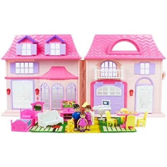 Toys Boley American Doll House 21 Pc House Play Set With Furniture